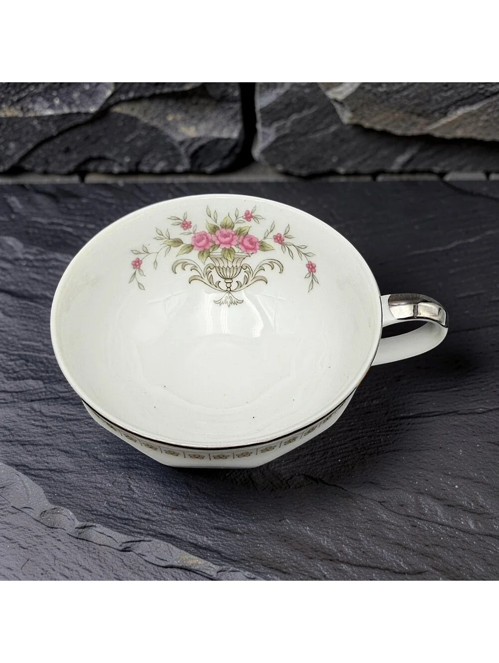 Vintage Harmony House Michelle 3653 Fine China 6 Pc Set Cups Plates Japan
